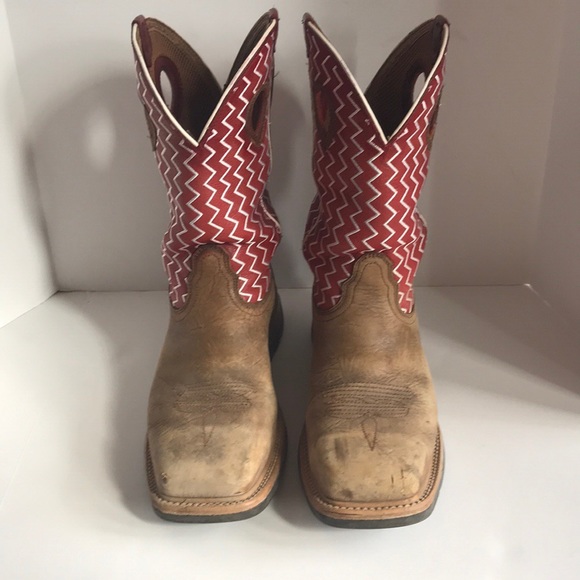 Shoes | Twisted X Mens Red Leather 